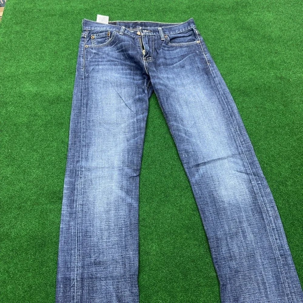 Levi's 513 Mens Slim Straight Blue Denim Jeans 29x32